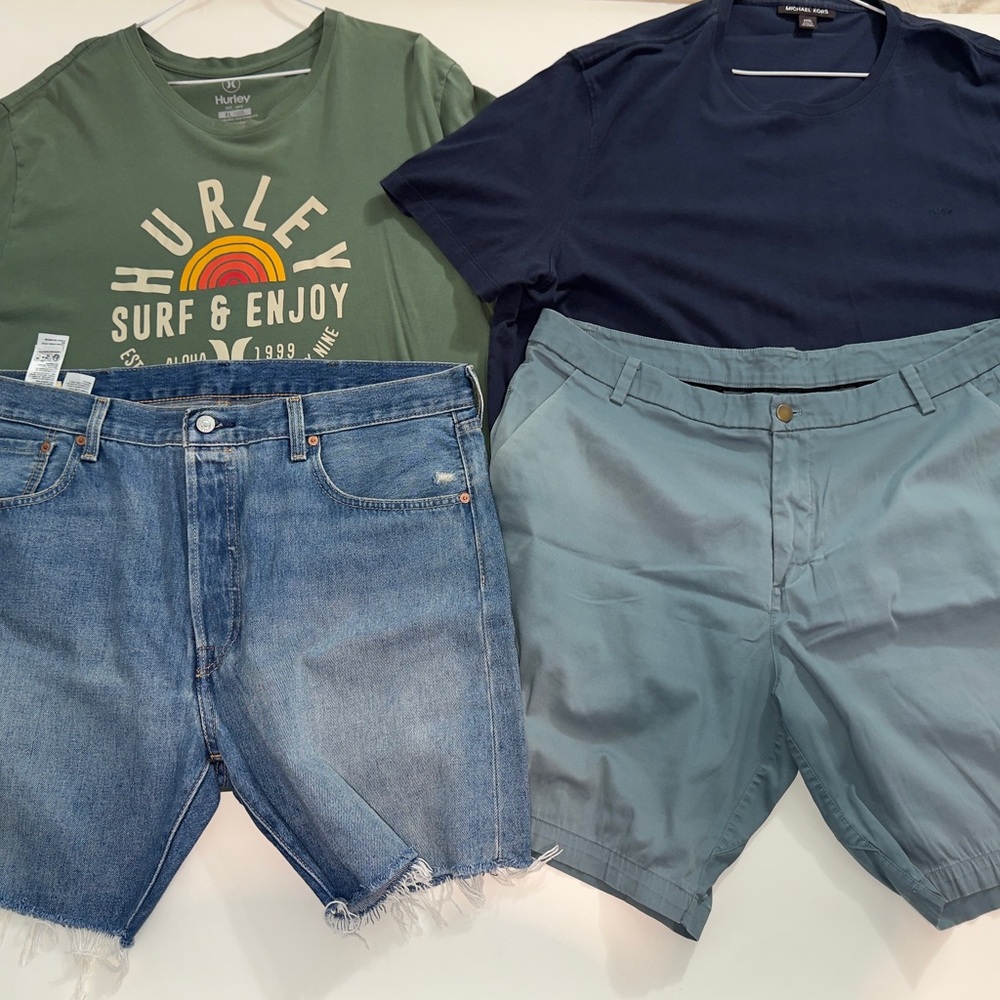 Bundle huge men’s Jean Shorts/Shrits Sz38 -XXl